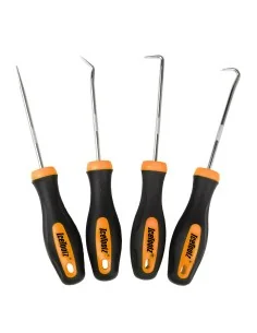 IceToolz haak set, recht, 45gr, 90gr, gebogen, 4-delig