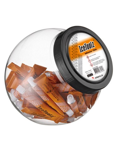 IceToolz bandreparatie tube solutie 10ml, 50 in pot