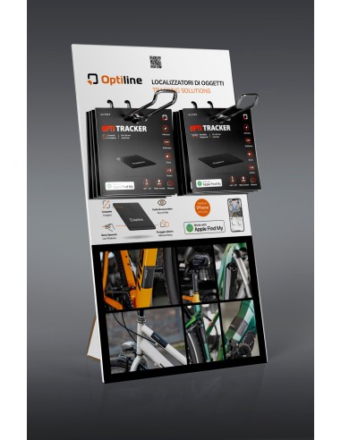 Optiline tracker balie display compleet