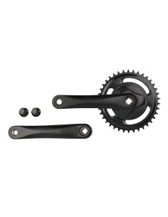 Vinty crankstel 38t 1/8 inch crank 170mm zwart