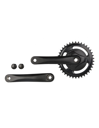 Vinty crankstel 38t 1/8 inch crank 170mm zwart