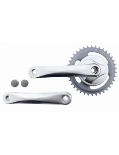 Vinty crankstel 38t 1/8 inch crank 170mm zilver
