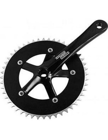SA crankstel FCT26AD 46t 170mm zwart