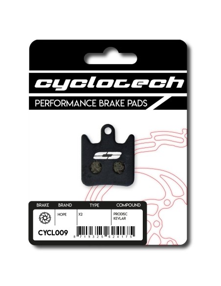 Cyclotech schijfremblok Prodisc Kevlar Hope X2
