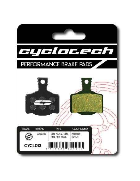 Cyclotech schijfremblok Prodisc Kevlar Magura MT2 MT4