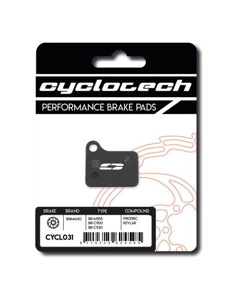 Cyclotech schijfremblok Prodisc Kevlar Shimano DEO BR-M555