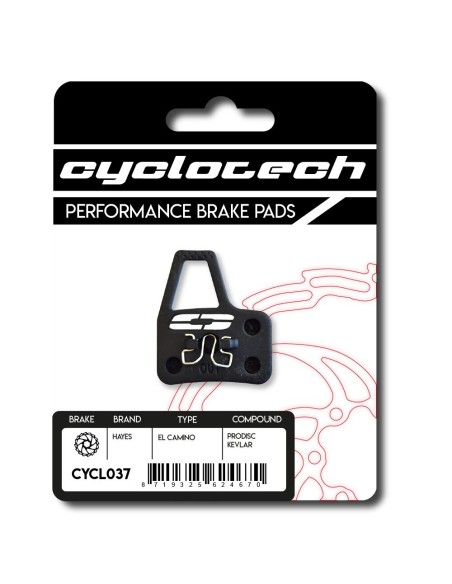 Cyclotech schijfremblok Prodisc Kevlar Hayes El Camino