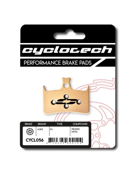 Cyclotech schijfremblok Prodisc Metal Hope E4