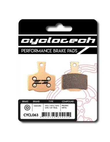 Cyclotech schijfremblok Prodisc Metal Magura MT2 MT4
