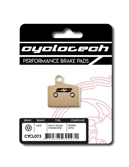Cyclotech schijfremblok Prodisc Metal Hayes Dyno