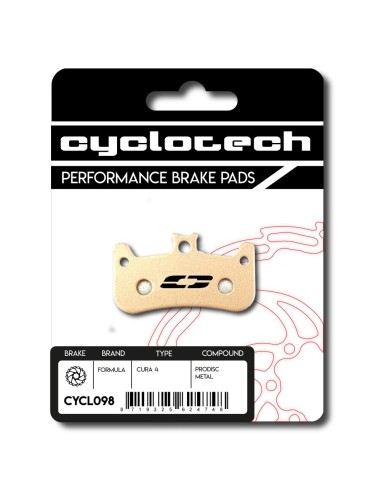 Cyclotech schijfremblok Prodisc Metal Formula Cura