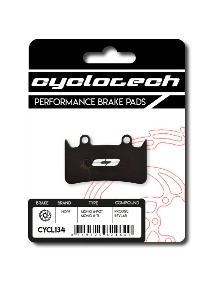 Cyclotech schijfremblok Prodisc Kevlar Hope Mono