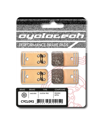 Cyclotech schijfremblok Prodisc Metal Magura Gustav Pro