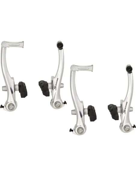 Saccon V-brake set voor + achter zilver