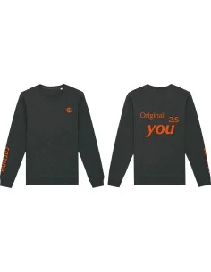 Cortina Sweatshirt Unisex - Dark Heather Grey - L