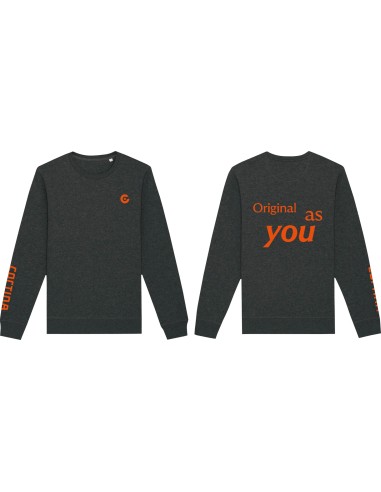 Cortina Sweatshirt Unisex - Dark Heather Grey - XL
