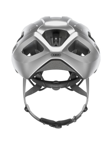 Abus helm Macator gleam silver L 58-62cm