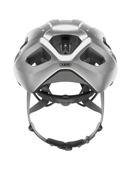 Abus helm Macator gleam silver L 58-62cm