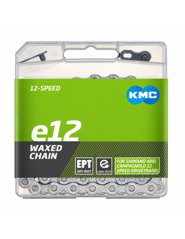 KMC ketting E12 EPT 130s waxed