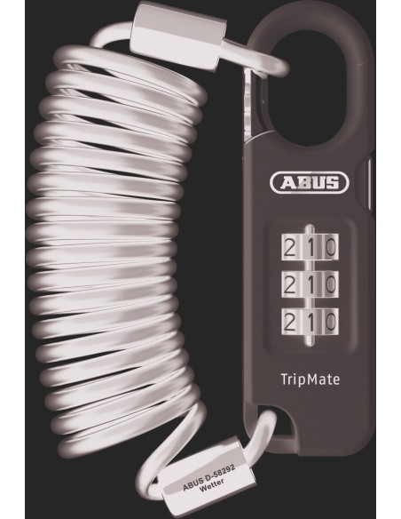 Abus kabelslot code Combiflex Tripmate 180 white