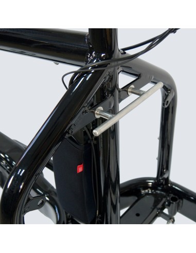FAHRER fietstashouder Bullitt bar zilver