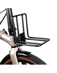 FAHRER voordrager alu Brompton VELLO zwart