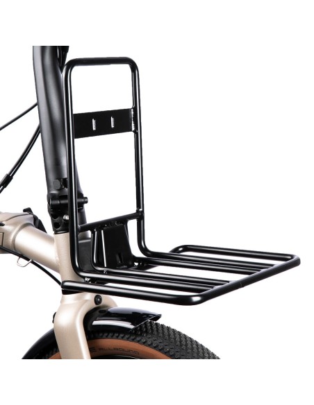 FAHRER voordrager XL alu Brompton VELLO zwart