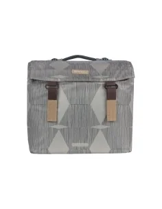 Basil fietstas dubbel Elegance chateau taupe MIK 40-49L