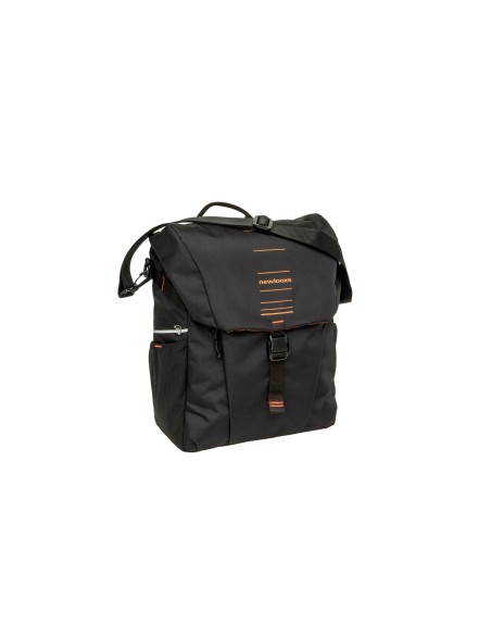 New Looxs fietstas enkel Vigo single black orange 20L