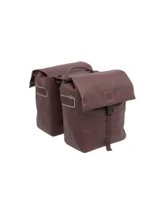 New Looxs fietstas dubbel Leeds chocolate MIK 38L