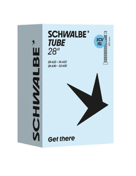 Schwalbe bnb SCV15L 28 inch 28/34-622/630 clik valve 60mm