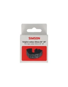 Simson velglint 26/28 rubber 20 mm