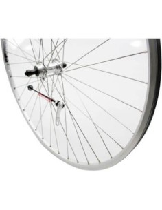 Roland achterwiel 28 x 1 race uitval freewh zilver RVS spk
