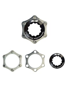 Cyclotech adapter centerlock naar 6 gaats, quick release