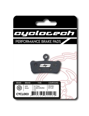 Cyclotech schijfremblok Prodisc Kevlar Sram G2