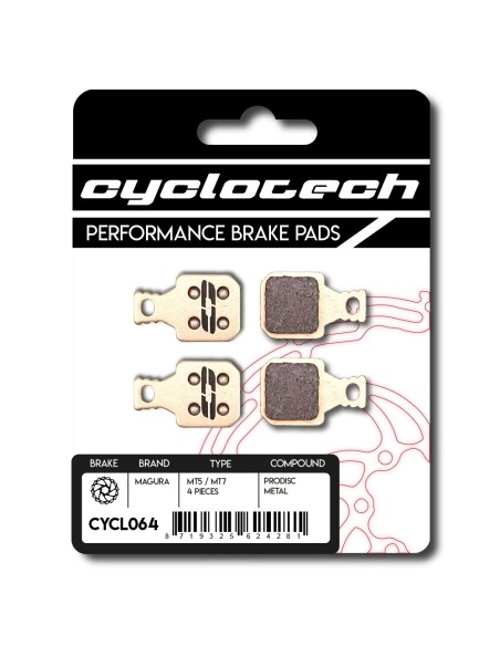 Cyclotech schijfremblok Prodisc Metal Magura MT5 MT7