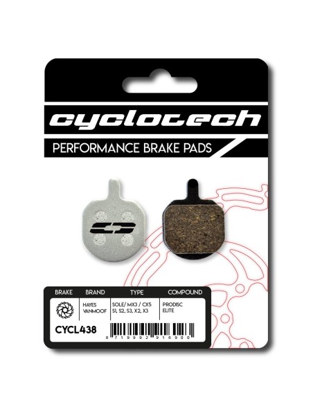 Cyclotech schijfremblok Prodisc Elite Hayes Sole