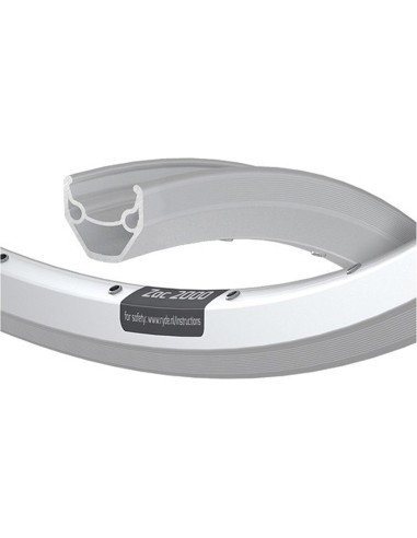 Ryde velg 28 ZAC2000 36/14 silver