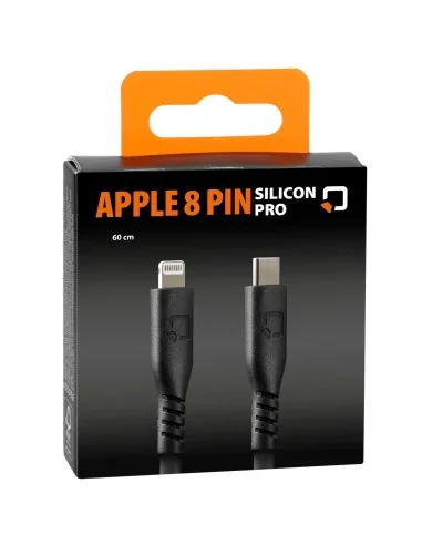 Optiline Siliconen kabel Usb Type C Apple 8 Pin - 60 cm