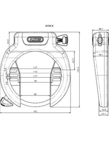 Abus ringslot Pro Amparo 4750X ART 2