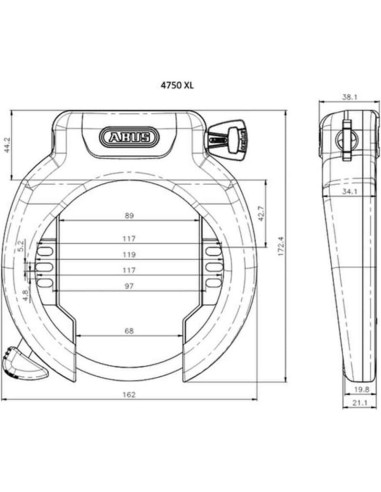 Abus ringslot Pro Amparo 4750XL ART 2