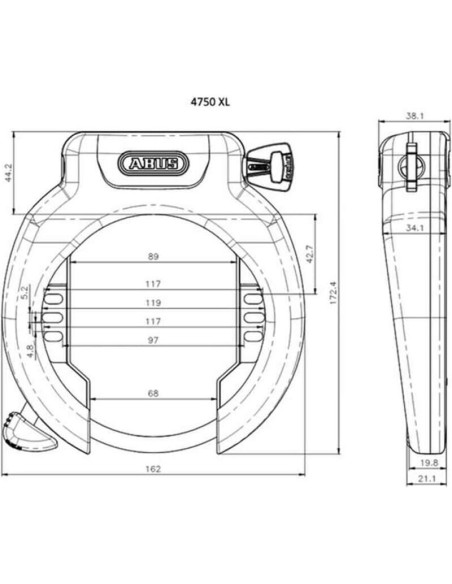 Abus ringslot Pro Amparo 4750XL ART 2