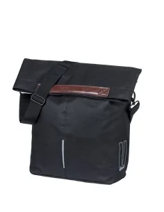 Basil shoppertas City MIK Hooks zwart 14-16L
