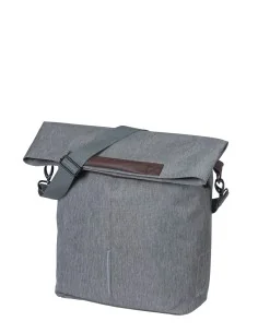 Basil shoppertas City MIK Hooks grijs 14-16L