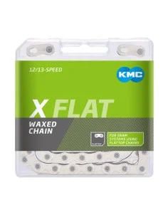 KMC ketting X Flattop SRAM 126s waxed silver