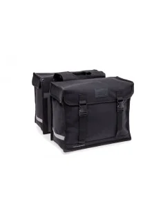 New Looxs fietstas dubbel Deluxe zwart 46L