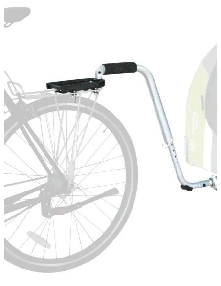 DoggyRide trekstang bagagedrager grijs incl. Britch Lite