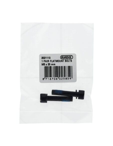 Elvedes 1 paar flatmount bouten M5 × 23 mm