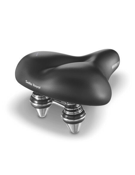 Selle Royal zadel Manhattan Stracciatella zwart