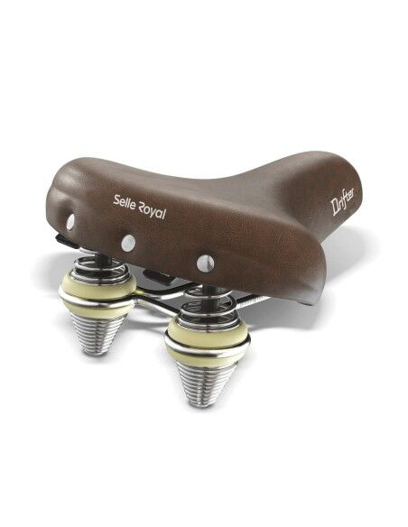 Selle Royal zadel Drifter Small Stracciatella bruin
